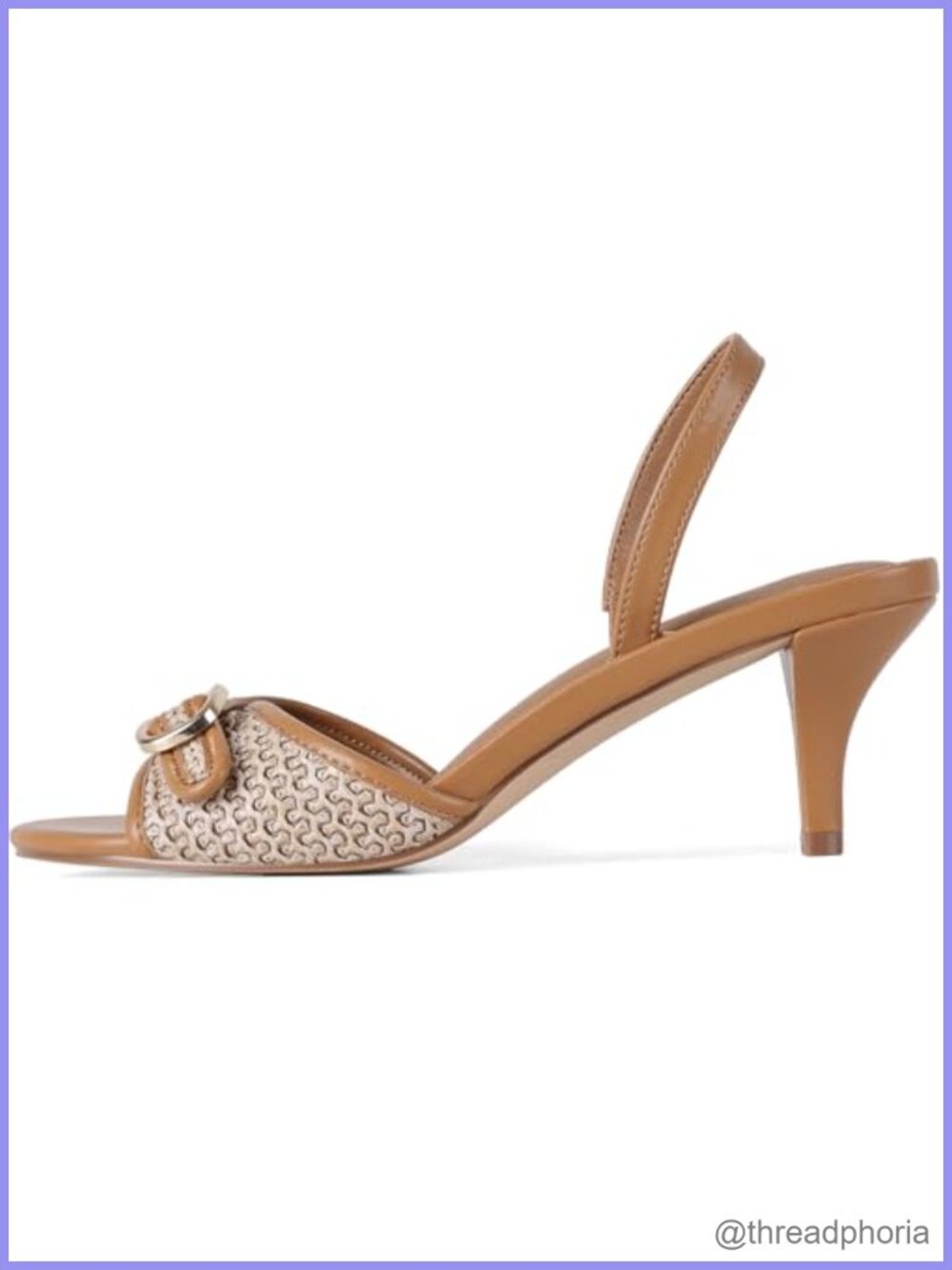 Womens Kitten Heel Slingback Sandals Open Toe Ankle Strap Dress Shoes